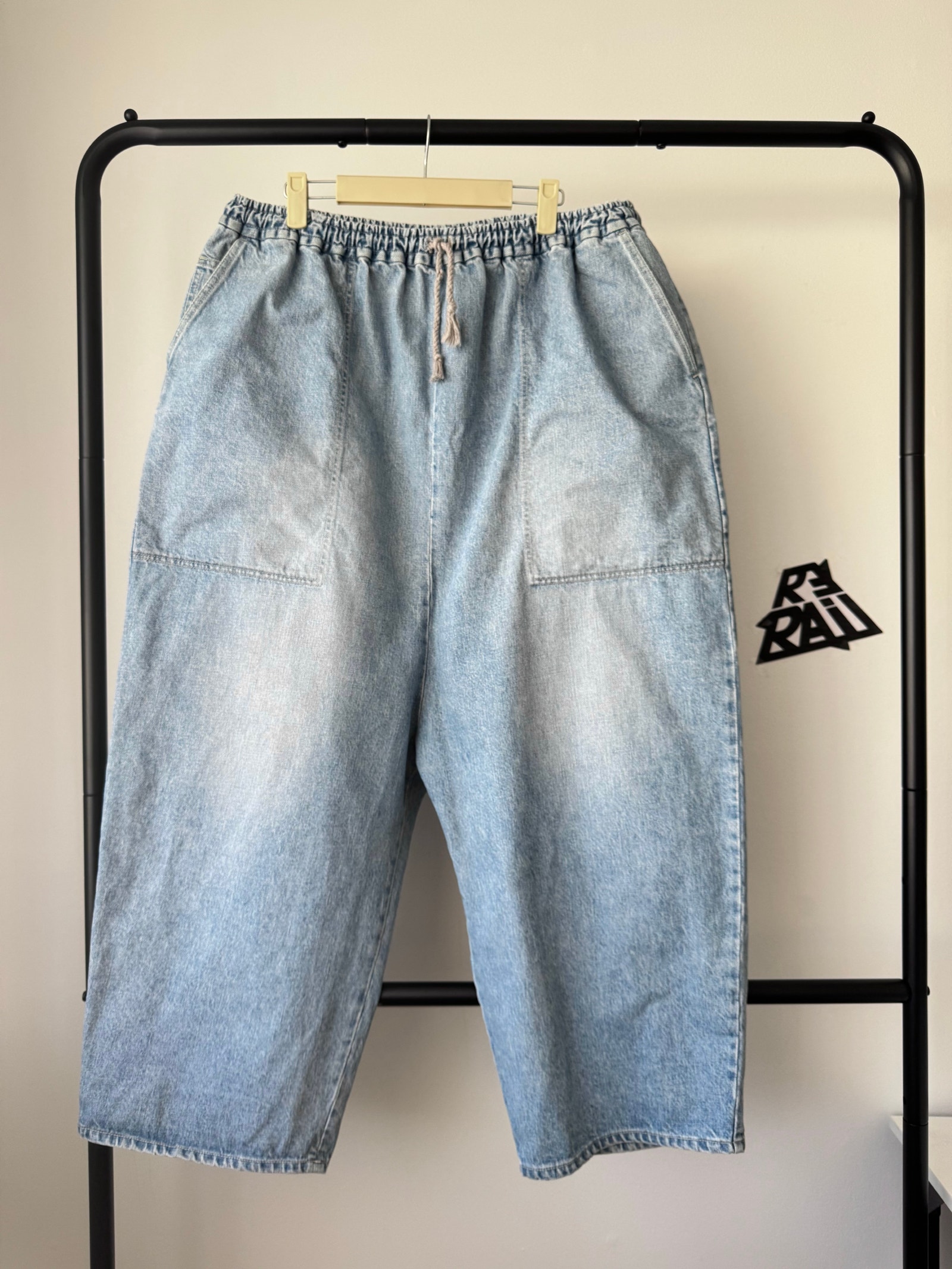 Yoko Sakamoto Low Rise Wide 5 Pocket Denim Pants Jeans